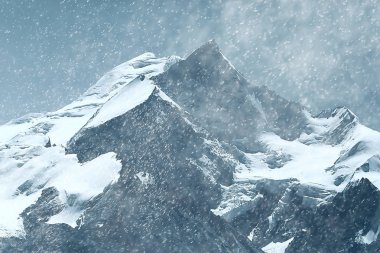 Himalaya Dağları Tibet'te   