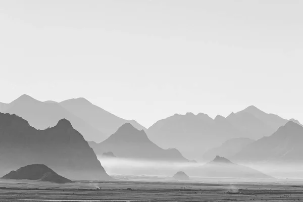 Pittoreska Landskap Med Tibetanska Högplatån Bergen Fantastiska Panorama Vildmark — Stockfoto