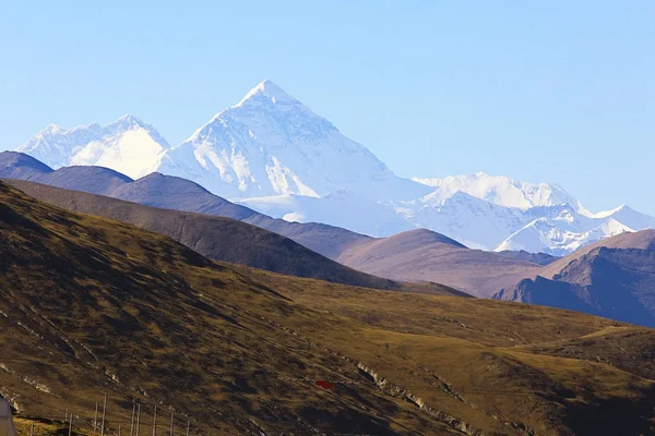 Malerische Landschaft Mit Tibetischen Hochgebirgen Erstaunliches Panorama Der Wildnis — Stockfoto