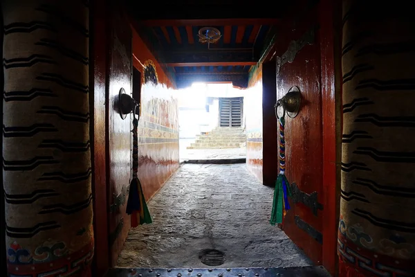 Interieur Van Voormalige Residentie Van Dalai Lama Het Potala Paleis — Stockfoto