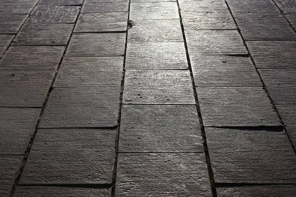 Velho pavimento de pedra — Fotografia de Stock