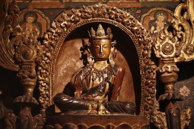 Budist tapınağı heykeli  