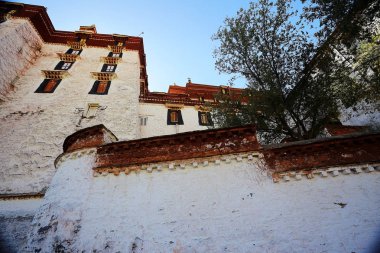 eski Tibet manastır stupa 