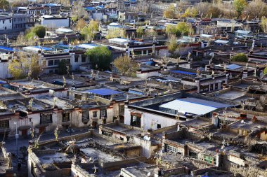 eski şehir Tibet, Çin'de görüntülemek