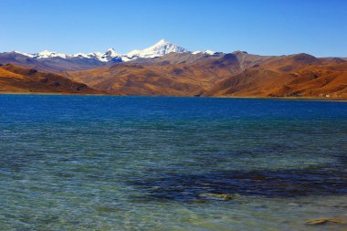 Himalaya Dağları'nda kutsal Gölü