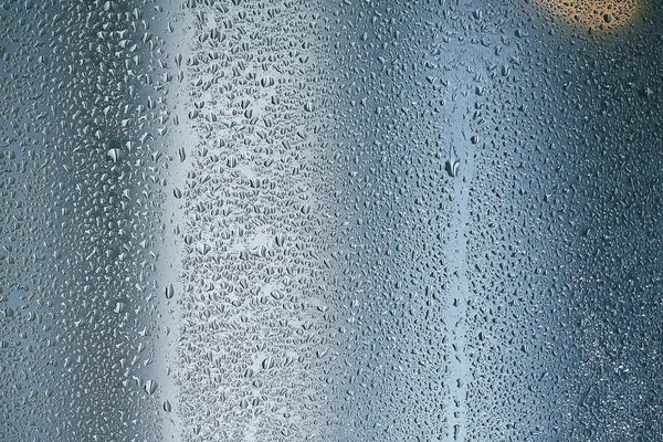 Gotas de chuva no vidro da janela — Fotografia de Stock