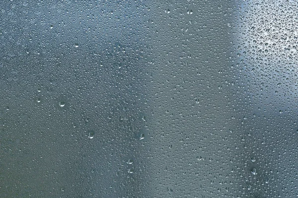 Hujan tetes di kaca jendela — Stok Foto