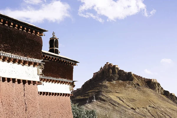 Bekijken Van Oude Stad Tibet China — Stockfoto