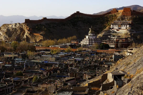 西藏古城遗址 — 图库照片