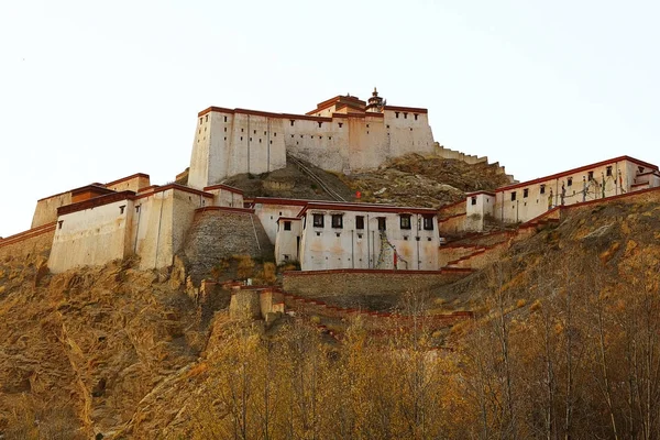 Ruínas da cidade antiga no Tibete — Fotografia de Stock