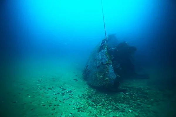 Naufragio en el fondo marino — Foto de Stock