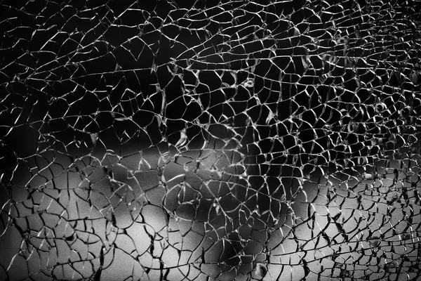 Texture du verre cassé — Photo