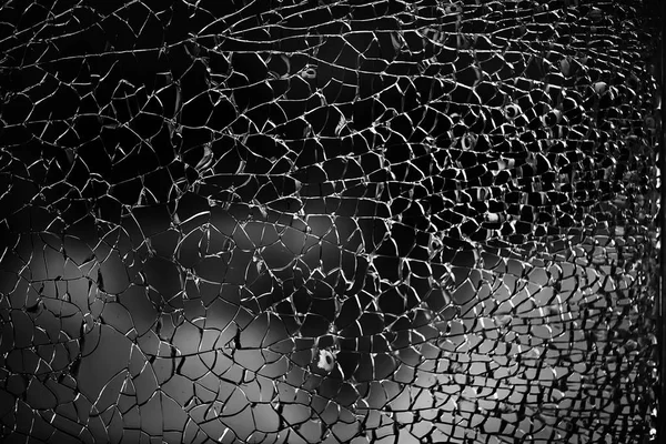 Broken glass texture — Stock Photo, Image