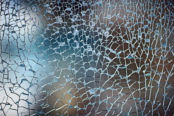 Textura de vidro partido — Fotografia de Stock