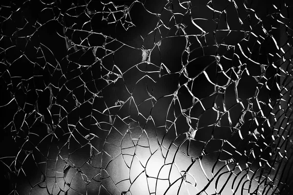 Broken glass texture — Stock Photo, Image