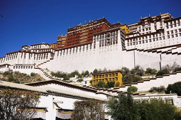 Potala palota-Lhasa — Stock Fotó