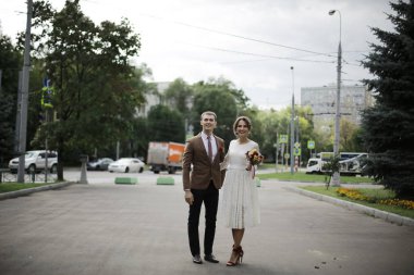 Gelin ve damat yaz Park