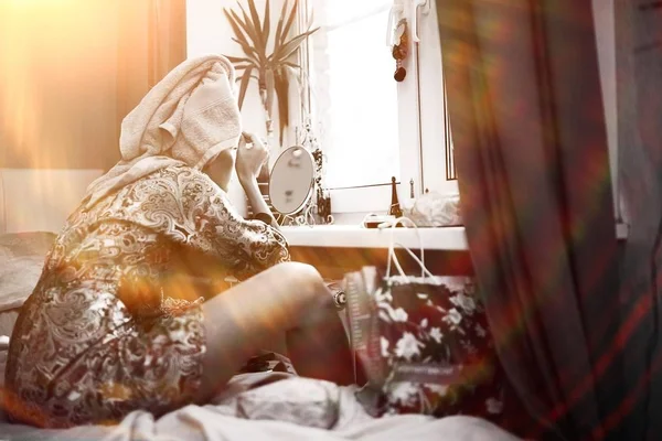 güzel bir kadın makyaj