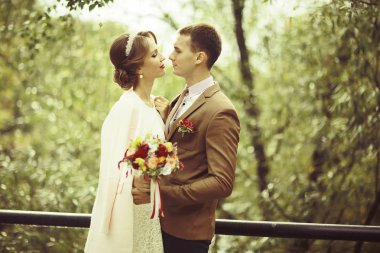 Gelin ve damat yaz Park