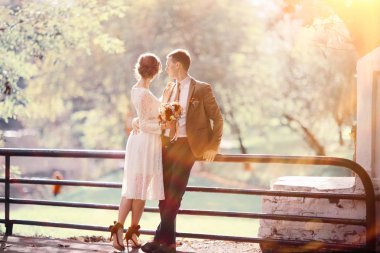 Gelin ve damat yaz Park