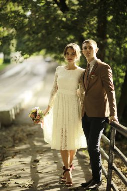 Gelin ve damat yaz Park