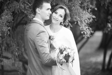 Gelin ve damat yaz Park