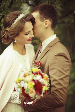 Gelin ve damat yaz Park