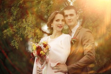 Gelin ve damat yaz Park