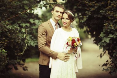 Gelin ve damat yaz Park