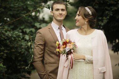 Gelin ve damat yaz Park