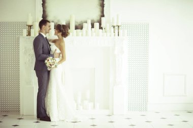 Gelin ve zarif iç groome 