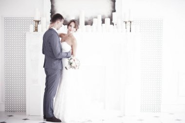 Gelin ve zarif iç groome 