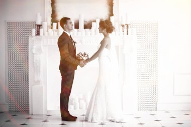 Gelin ve zarif iç groome 