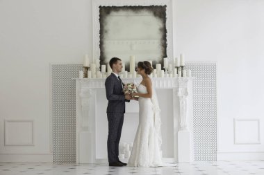 Gelin ve zarif iç groome 