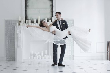 Gelin ve zarif iç groome 