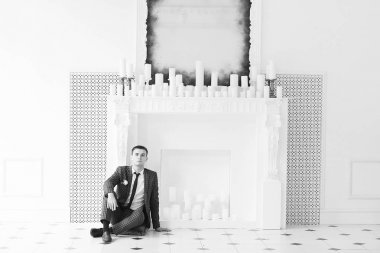 yakışıklı genç damat  
