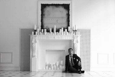 yakışıklı genç damat  