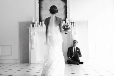 Gelin ve zarif iç groome  