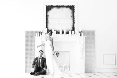 Gelin ve zarif iç groome  