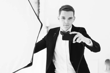 Studio erkek fotoğrafçı 