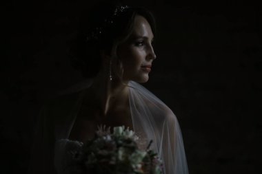 gelin buketi çiçek ile