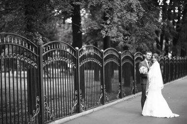 Gelin ve damat yaz Park