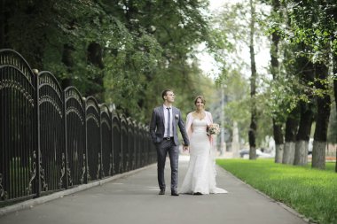 Gelin ve damat yaz Park