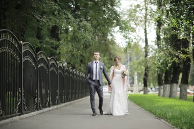 Gelin ve damat yaz Park