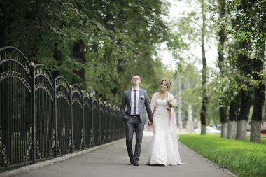 Gelin ve damat yaz Park