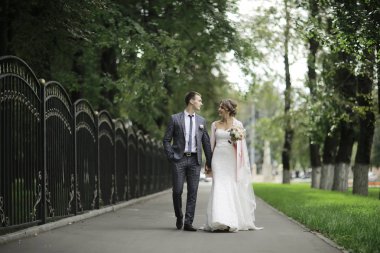 Gelin ve damat yaz Park