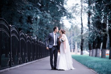 Gelin ve damat yaz Park