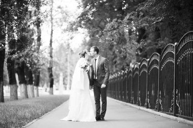 Gelin ve damat yaz Park