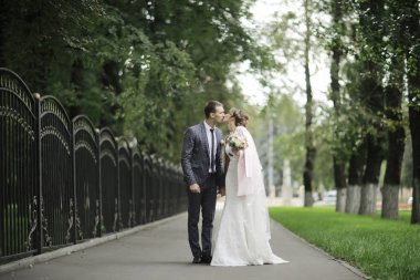 Gelin ve damat yaz Park