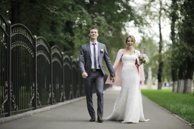 Gelin ve damat yaz Park